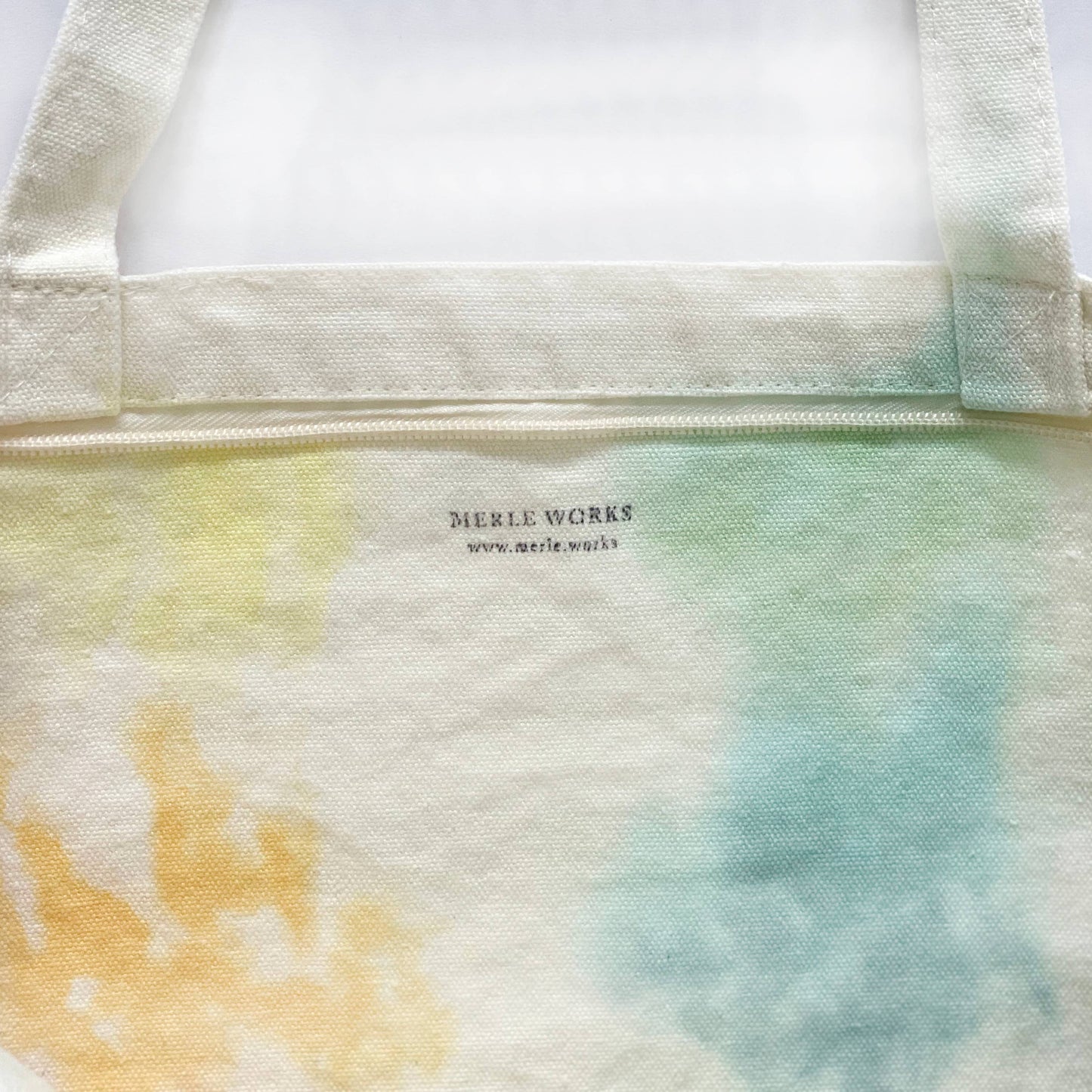 Color Study Hand-Painted Zip Tote