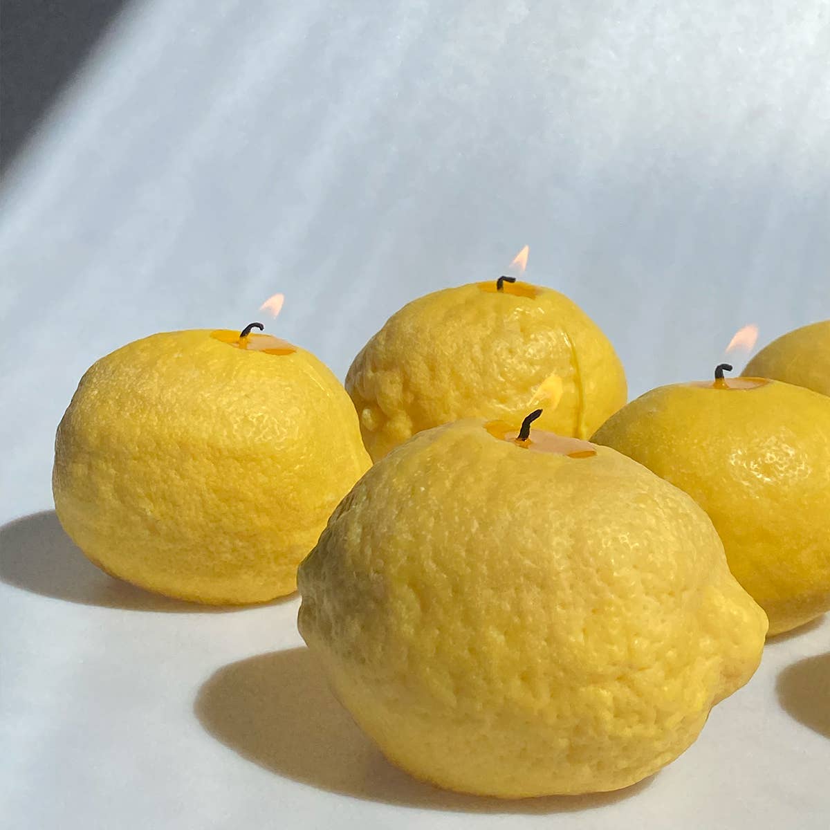 Single Large Lemon Candle