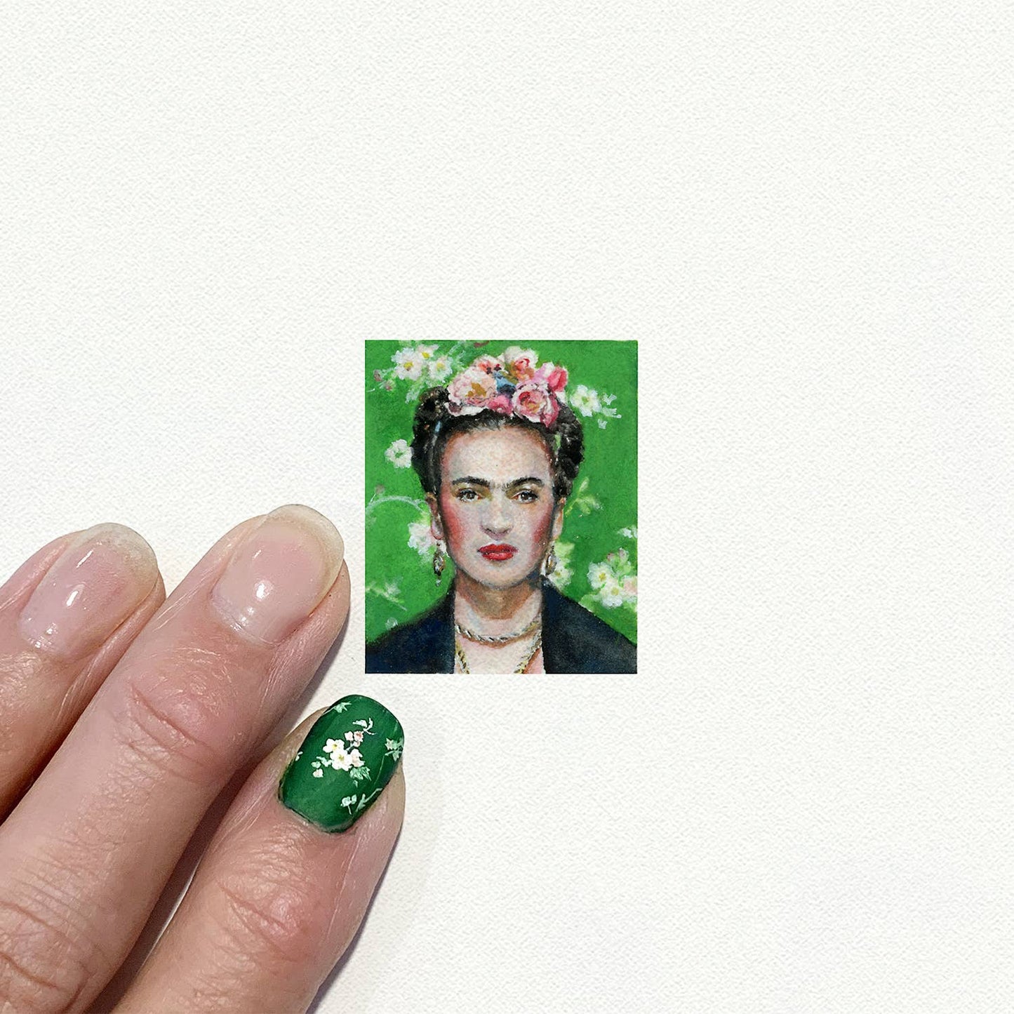 Frida Kahlo Miniature Watercolor Print