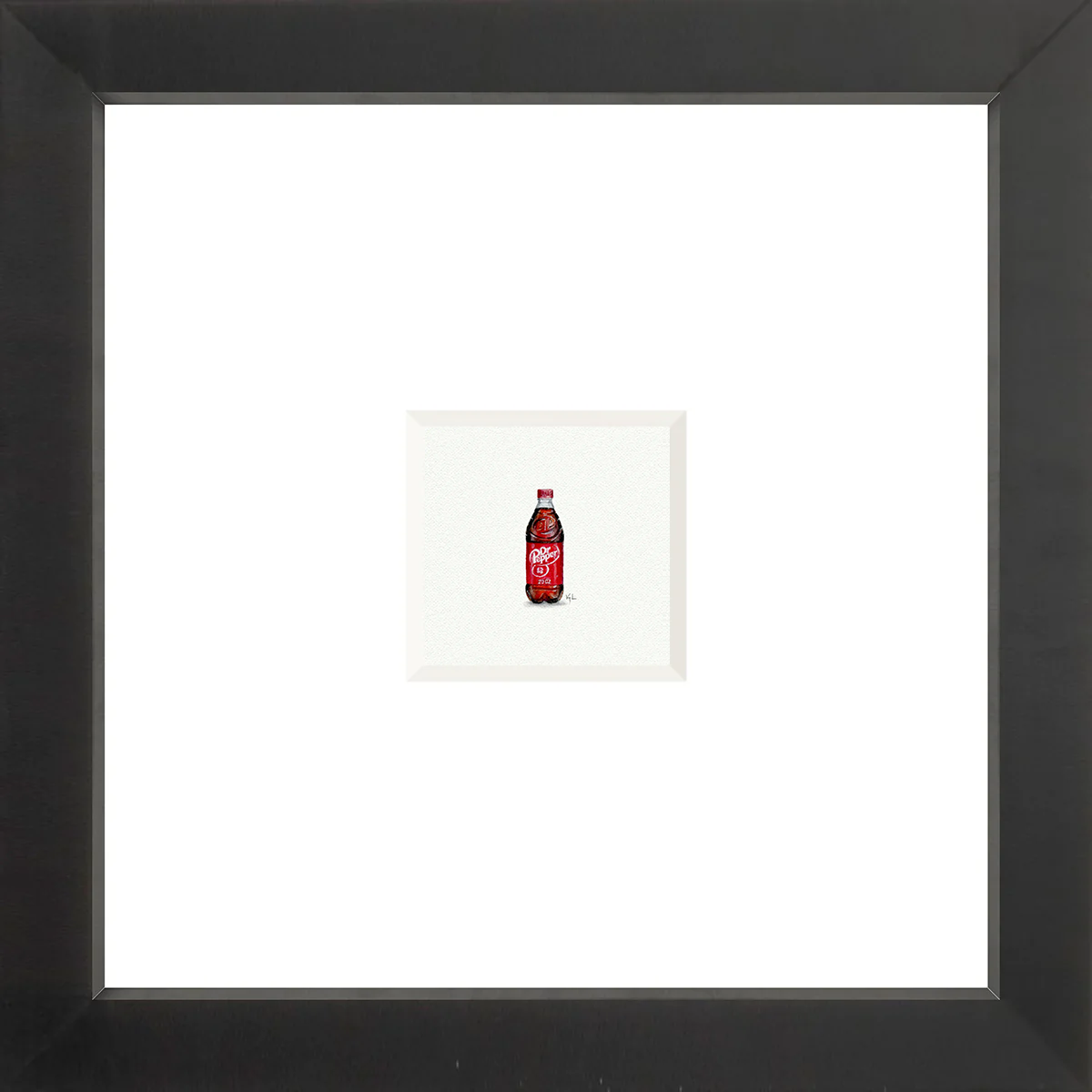 Dr. Pepper Miniature Watercolor Print