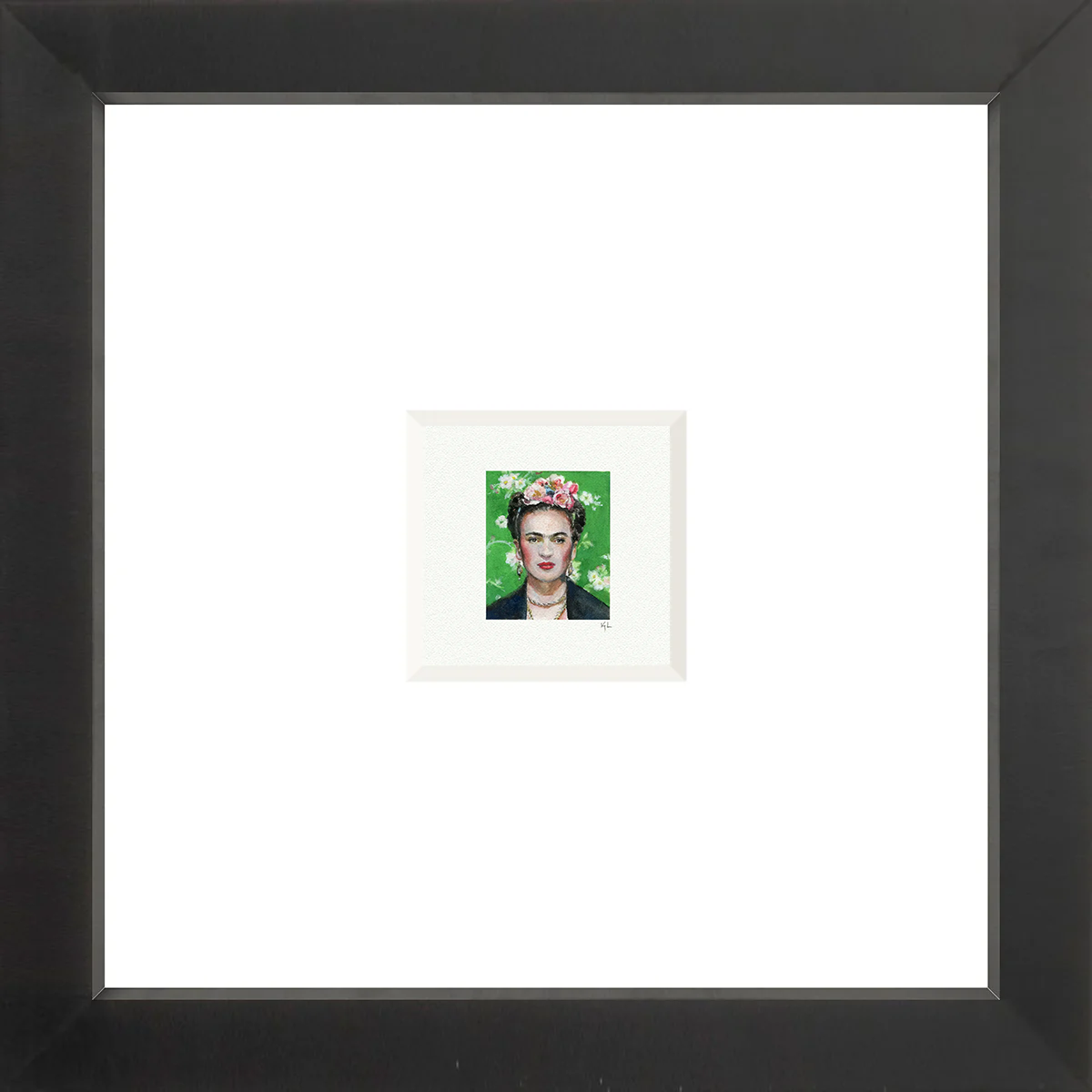 Frida Kahlo Miniature Watercolor Print