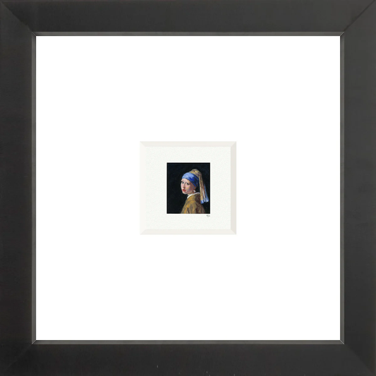 Girl With A Pearl Earring Miniature Watercolor Print