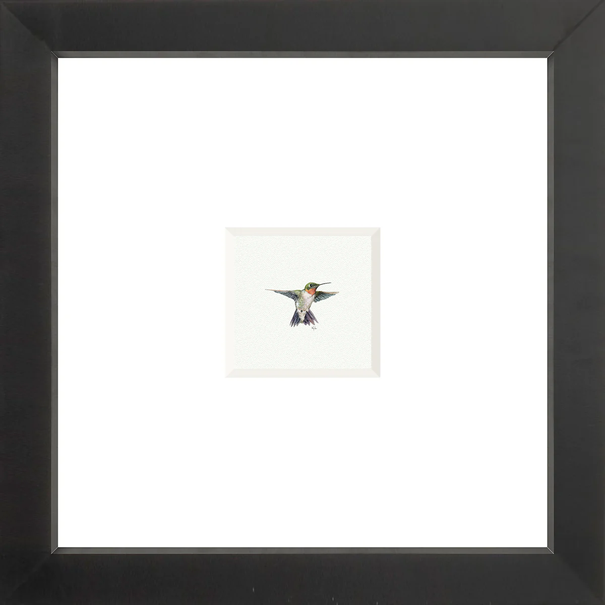 Hummingbird Miniature Watercolor Print