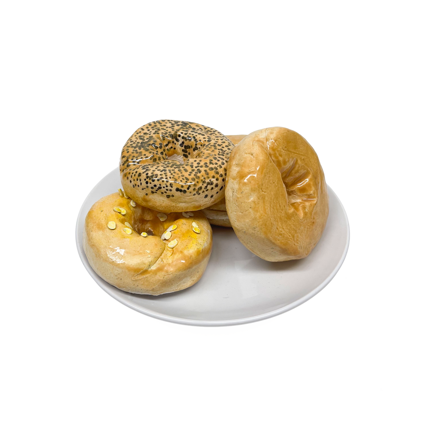 Four Plated Bagels 06