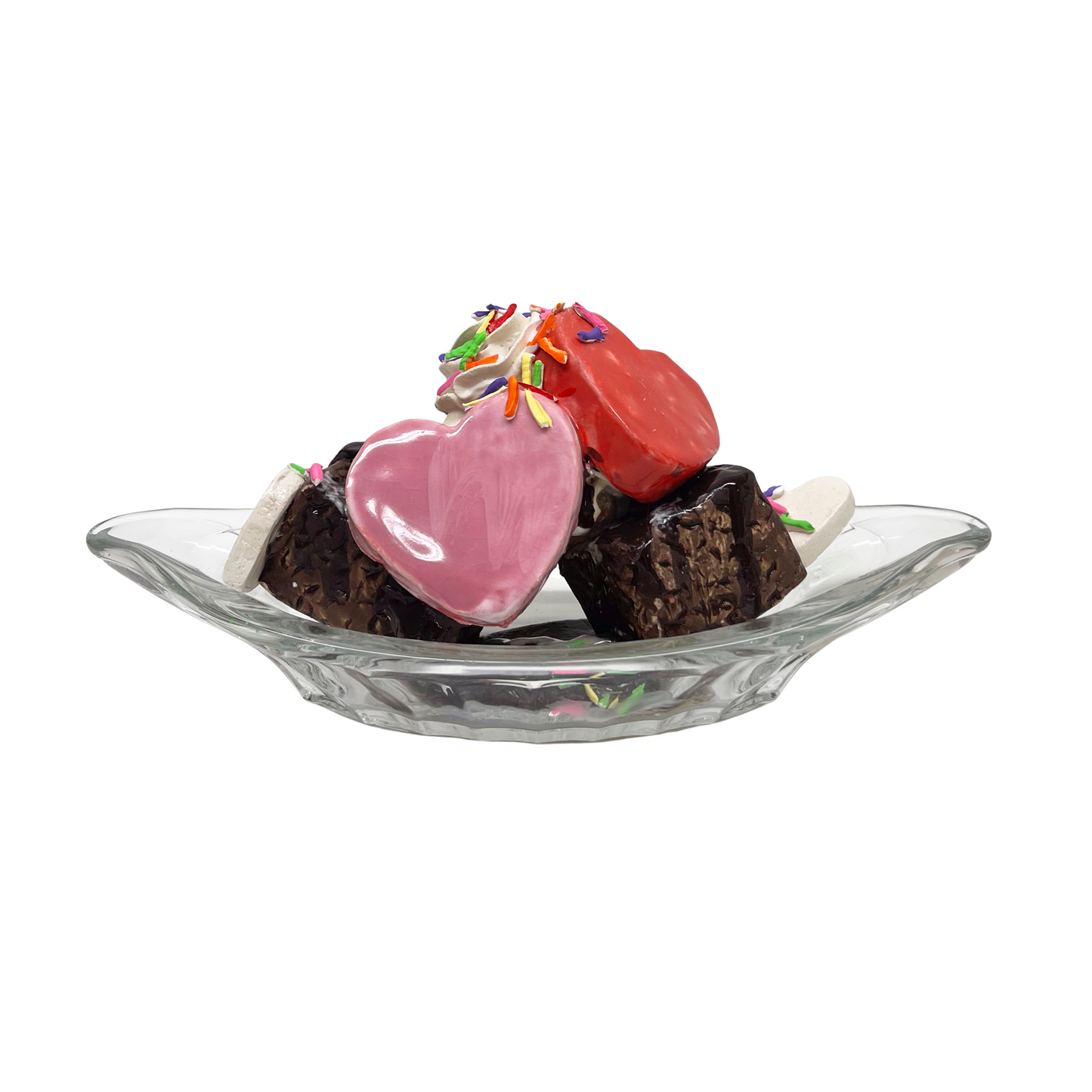 Brownie Sundae With Hearts 3