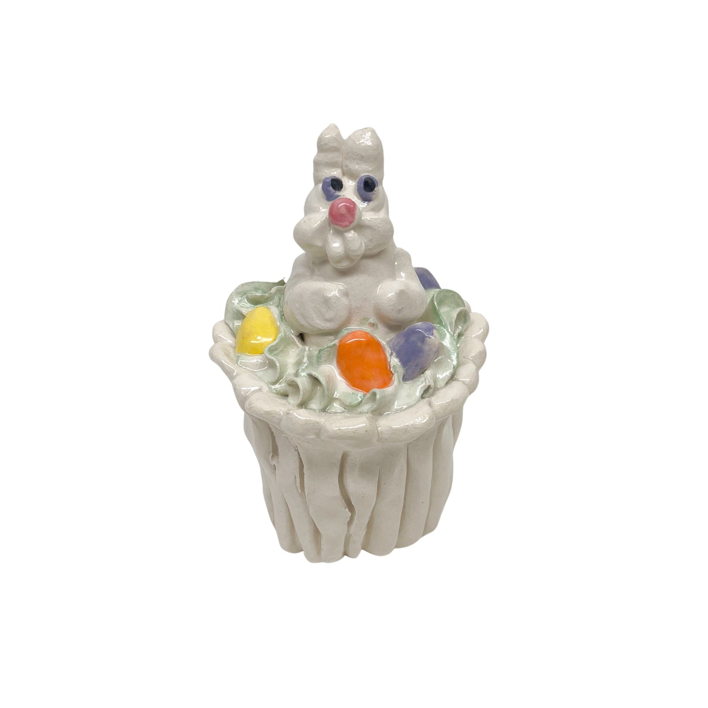 Somebunny Sweet White Bunny Cupcake