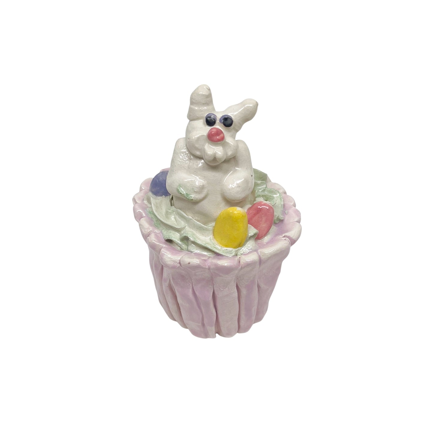 Bun-Believable Pink Bunny Cupcake