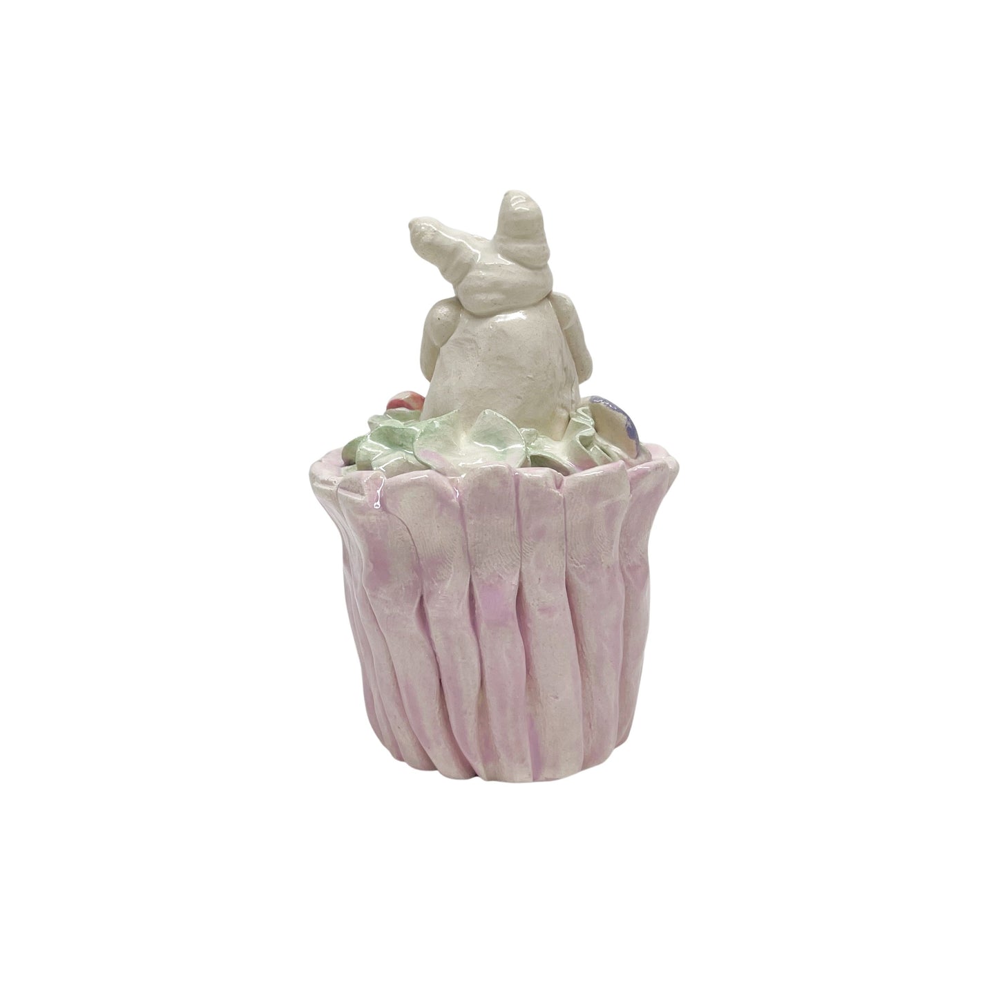 Bun-Believable Pink Bunny Cupcake