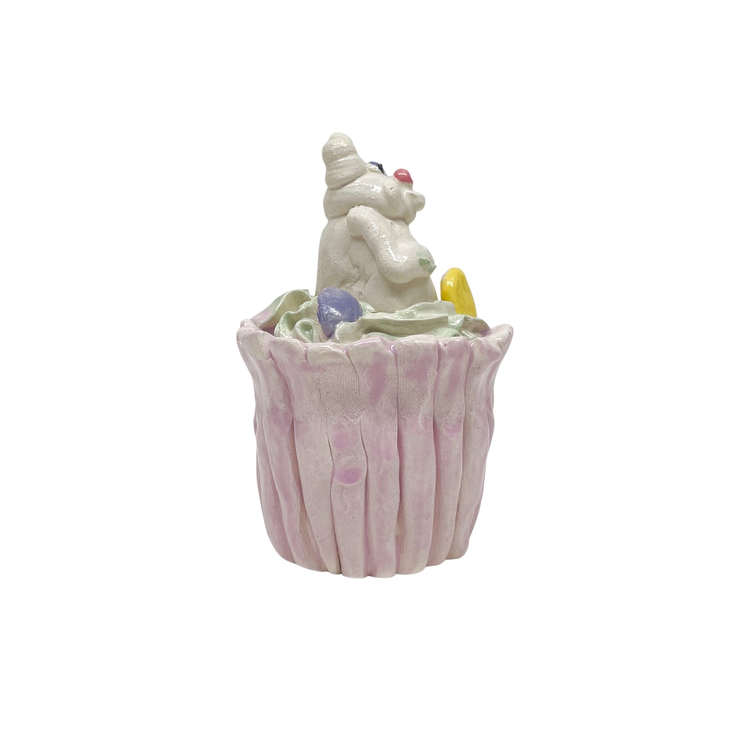 Bun-Believable Pink Bunny Cupcake