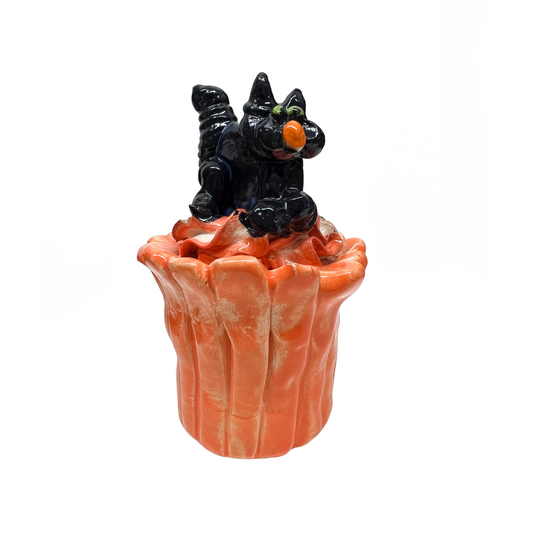 Black Cat Cupcake