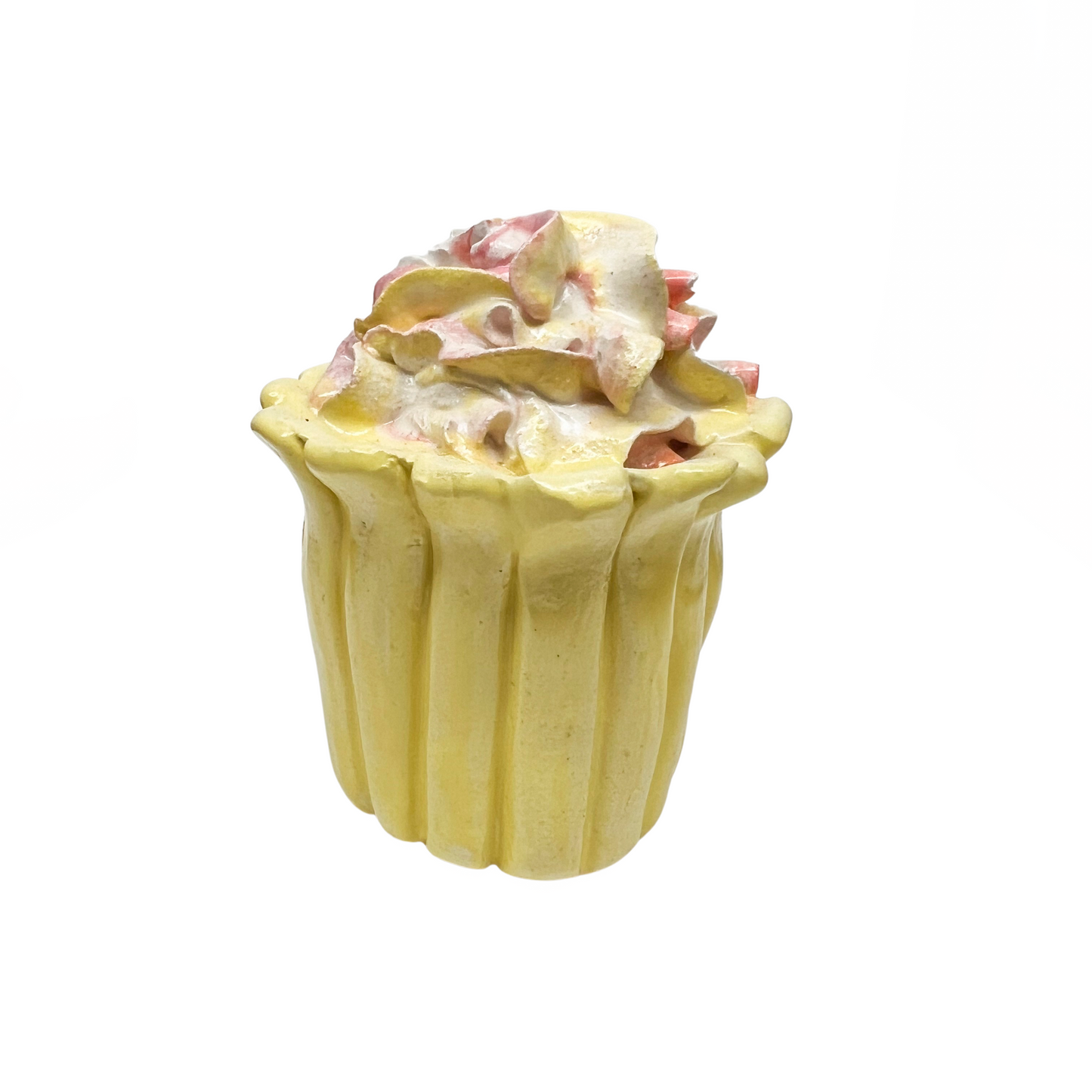 Yellow Swirl Cupcake