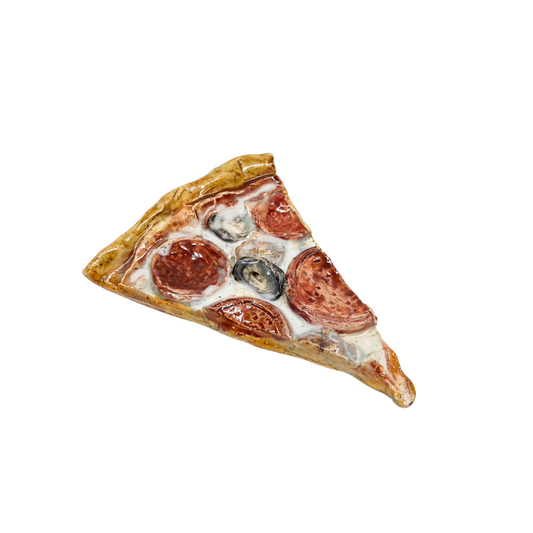 Pepperoni, Olive & Mushroom Pizza Slice 10