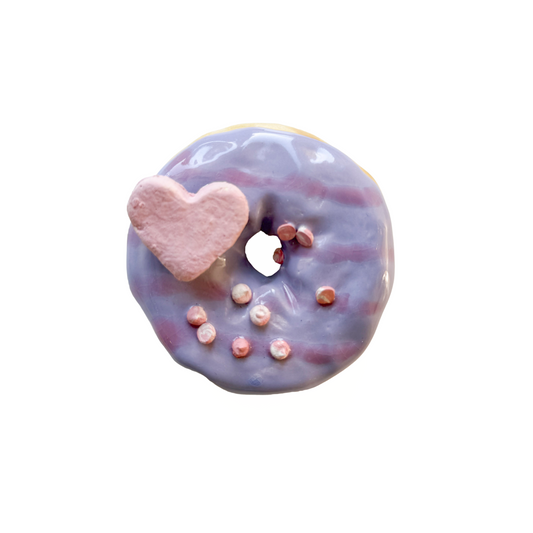 Barbie Donut With Conversation Heart