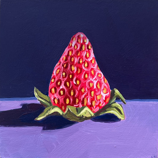 Strawberry On Purple