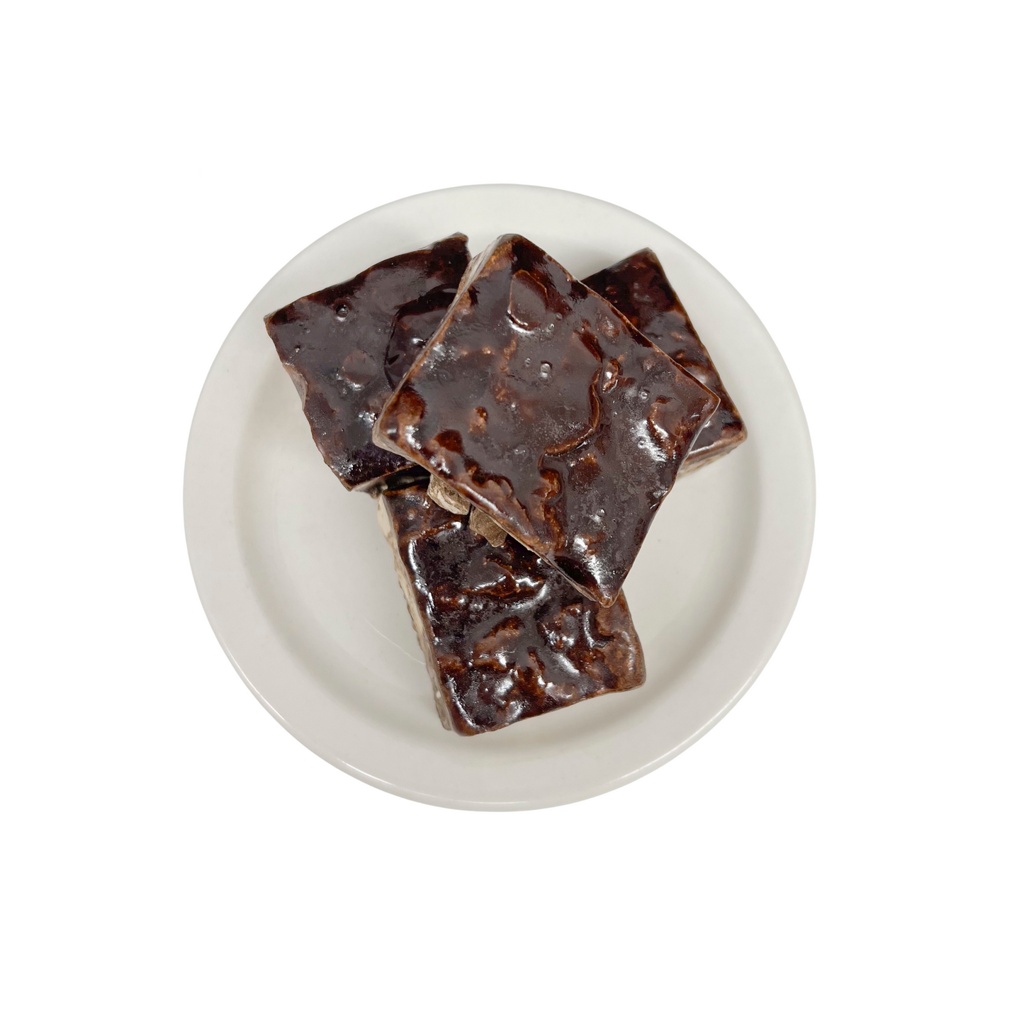 Four Plated Brownies 21