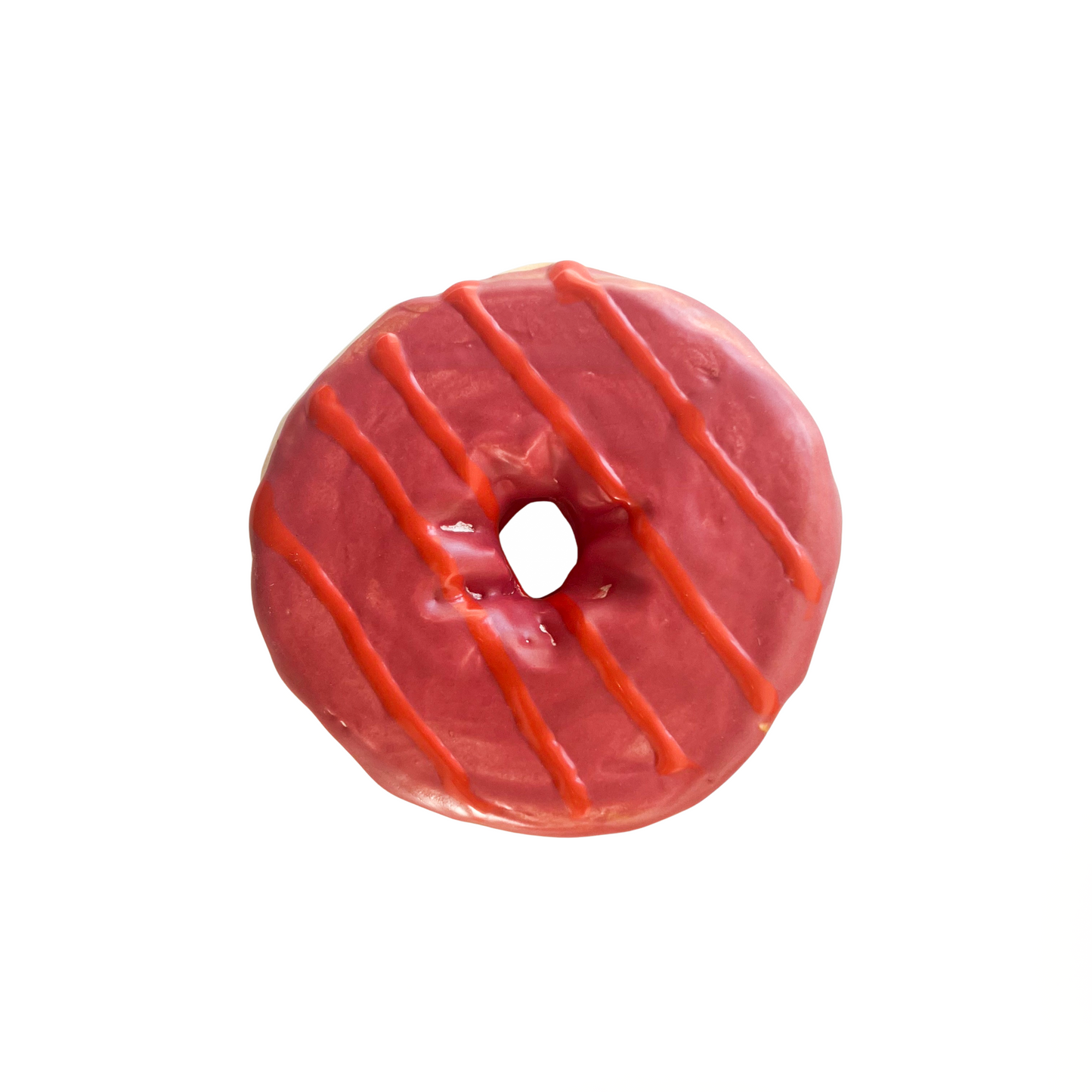 Cherry Stripe Donut