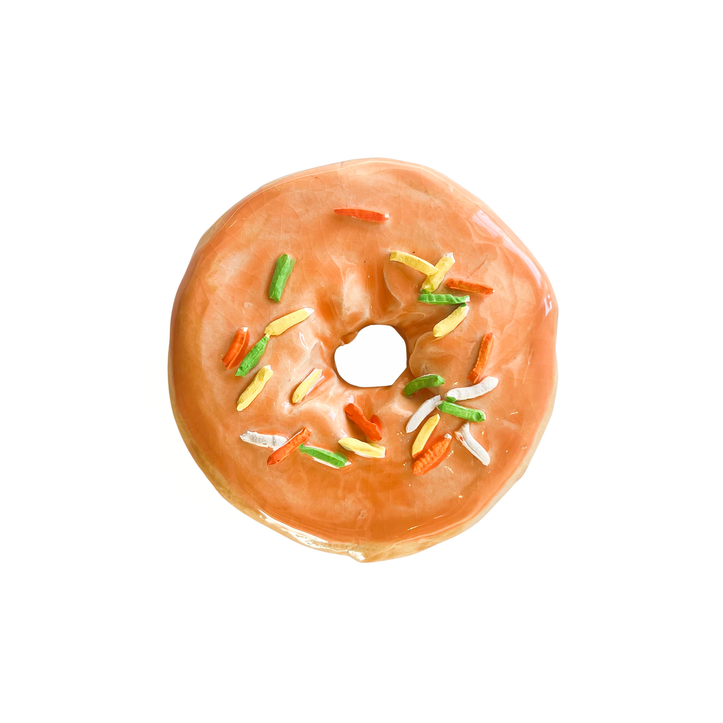 Citrus Donut With Multi Sprinkles