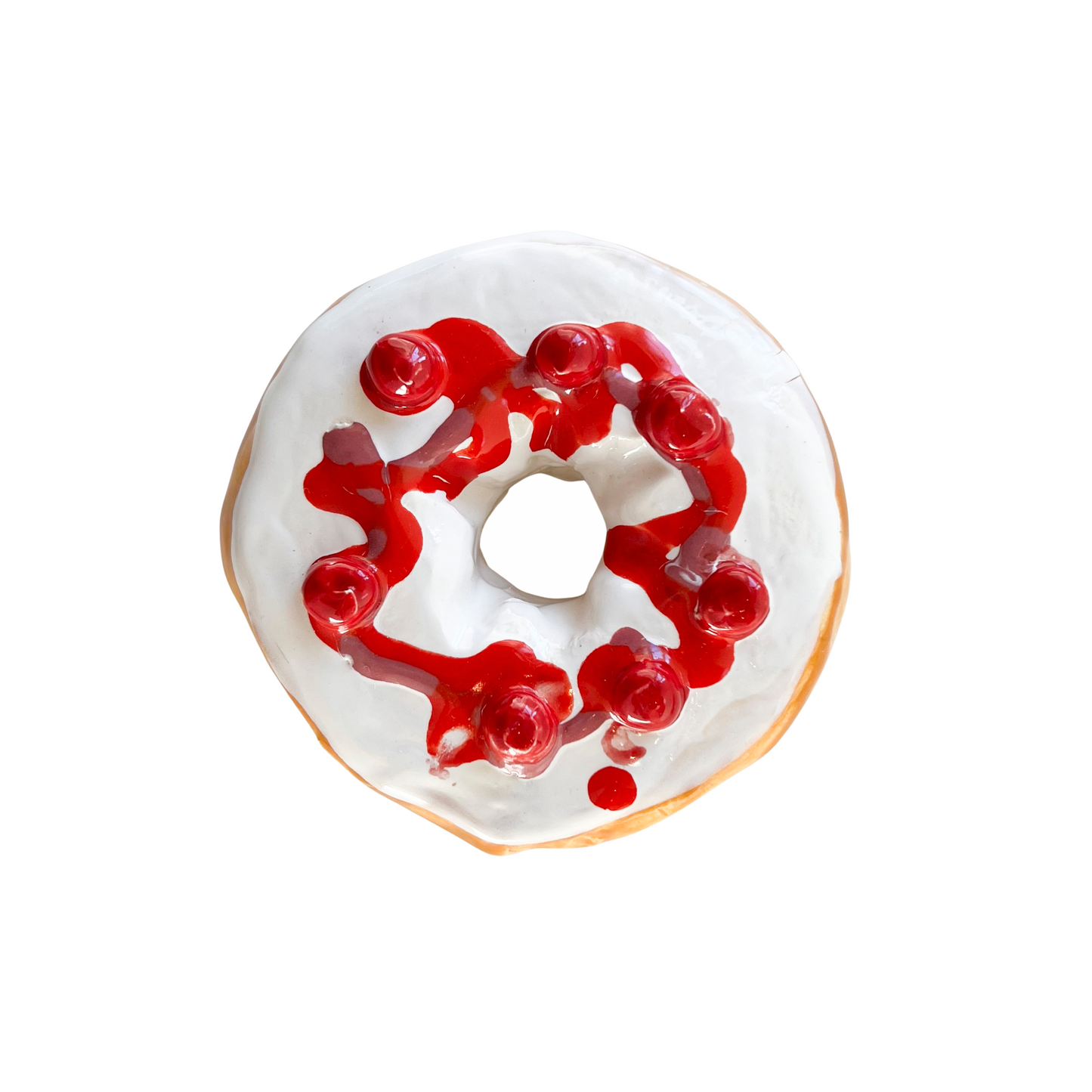 Cherry Topped Donut