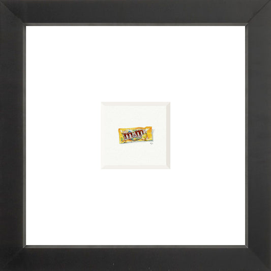 Peanut M&MS Miniature Watercolor Print