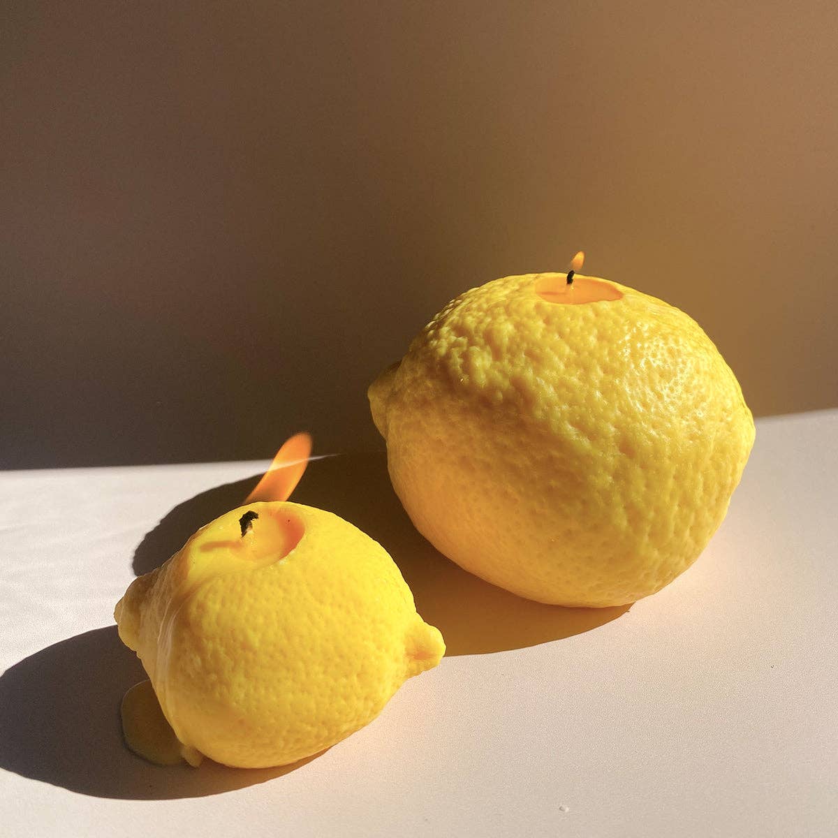 Single Large Lemon Candle