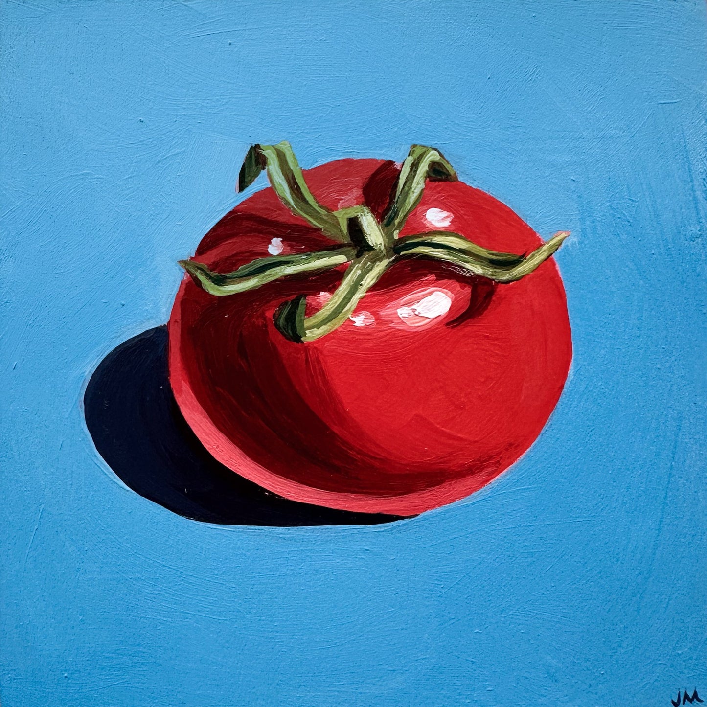 Tomato On Blue